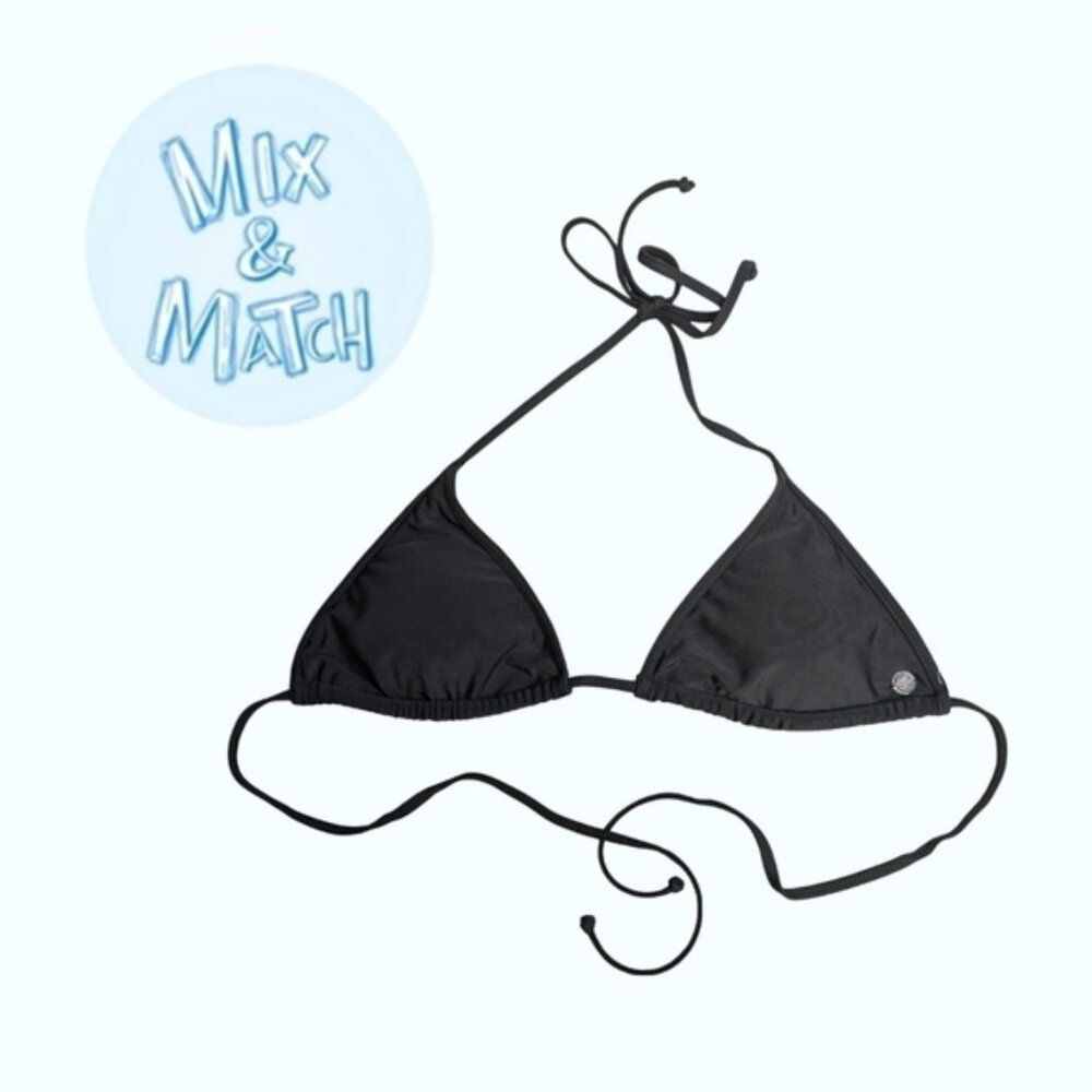 Skinny Dip NWT Triangle Bikini Top Black - Swim Separate